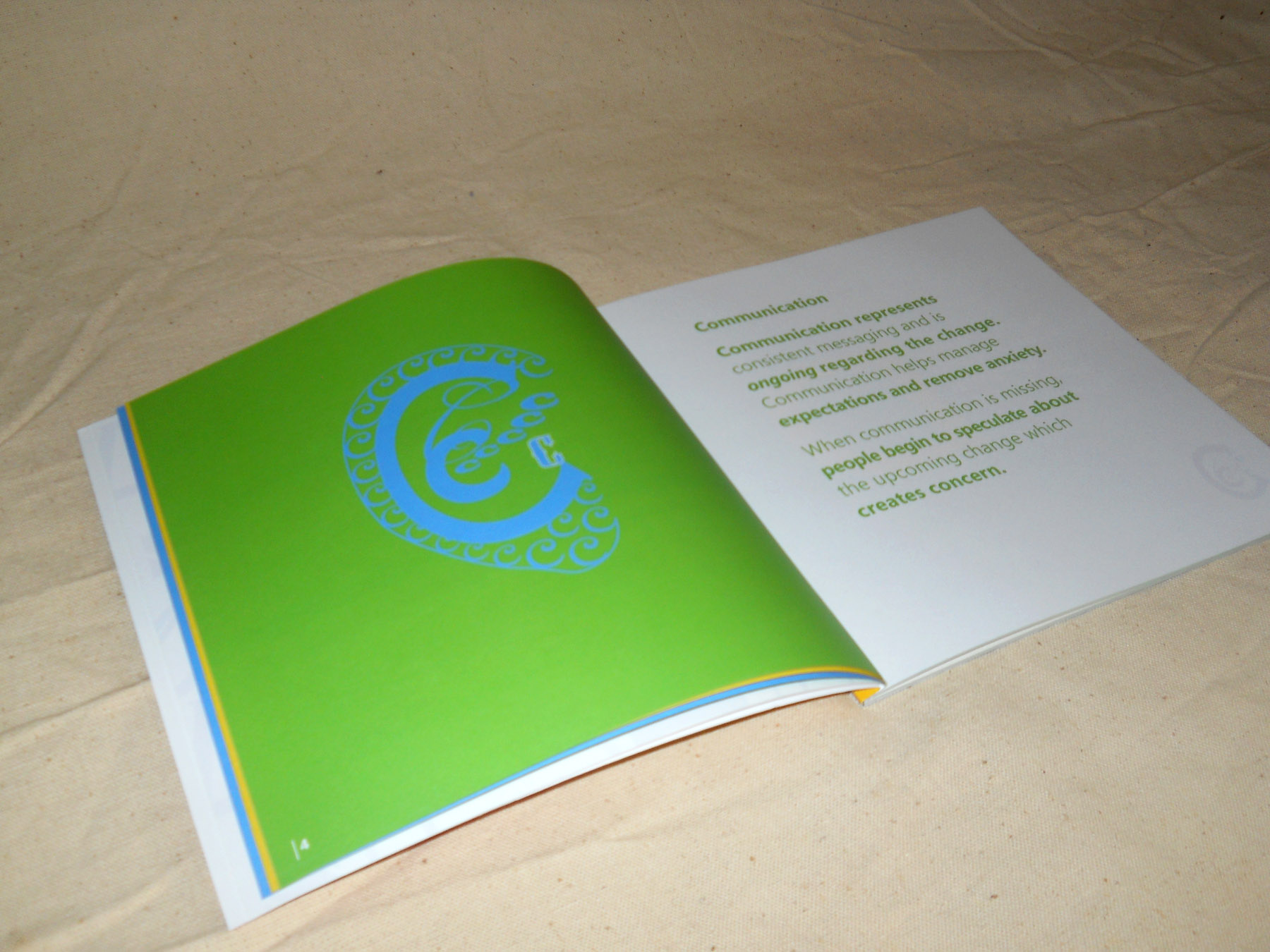 A Change Management Promotional booklet C photo